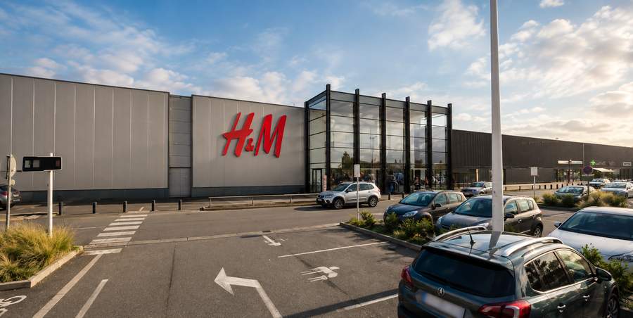 Vue façade H&M